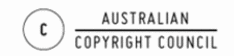 Australian Copyright council link